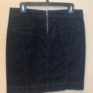 Front Zipper Blue Jean Skirt Like New